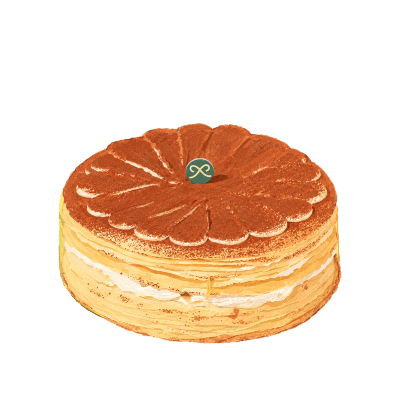 Tiramisu Mille Crepes