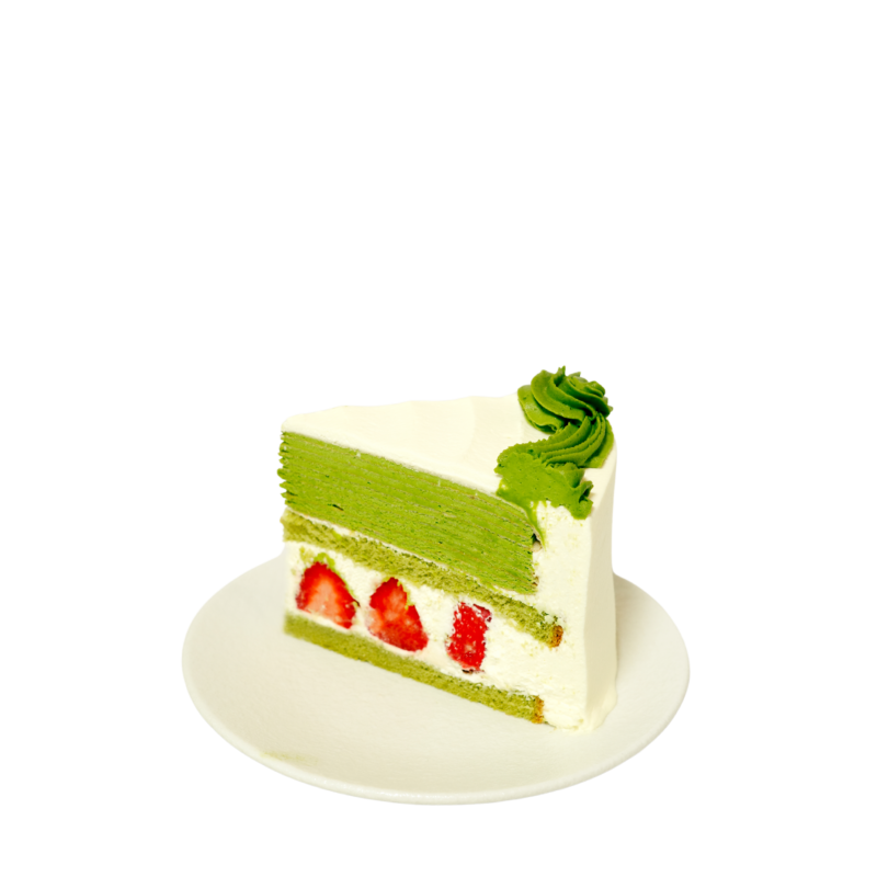 Strawberry & Matcha Cake